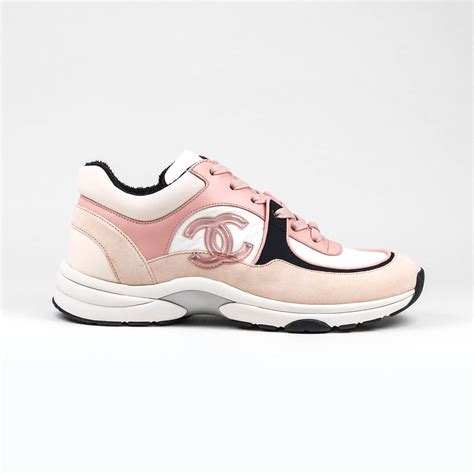 chanel sneaker damen pink|how much are chanel sneakers.